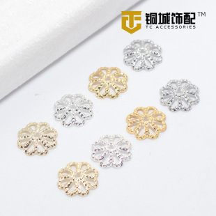 14K���U�ջ��б�ɫ����diy��朴��黨ñ�����ִ���Ƭ���Ʒ��