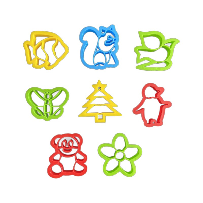 Amazon Cruz-Espejo de suministro de arcilla de color herramientas animales letras y números múltiples estudiantes de la escuela primaria clase hecha a mano molde de plastilina