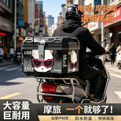 Motorcycle trunk — for Electric Vehicles