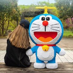 青デブ1メートル超互換レゴ積み木盛り合わせ玩具男子女子プレゼント