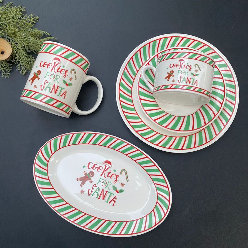 Korean ins Style Ceramic Household Breakfast Dessert Cake Fruit Salad Plate High Color Value Mug Plate Set