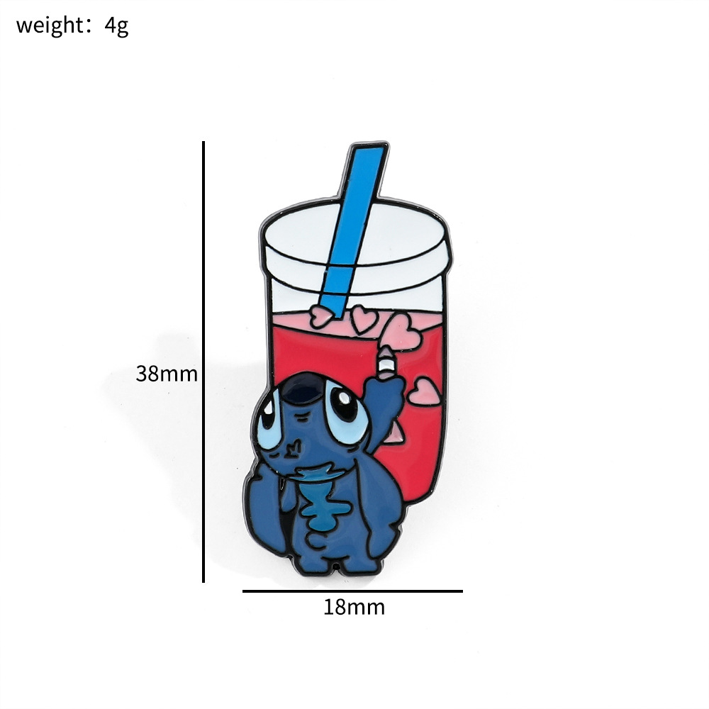 Personalidad creativa de dibujos animados broche de puntada de dibujos animados de Europa y América estrella de insignia de metal de dibujos animados bebé PIN al por mayor