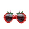 Factory direct selling super cute strawberry modeling party Glasses glasses, picnic party, leisure supplies, camera decorations