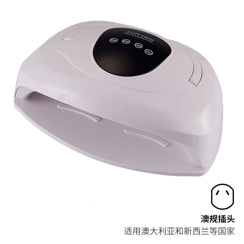 Nuevo producto Lámpara de uñas de luz roja Máquina de fototerapia Gel de esmalte de uñas Lámpara para hornear de uñas Lámpara de uñas inteligente para ambas manos Lámpara de fototerapia transfronteriza