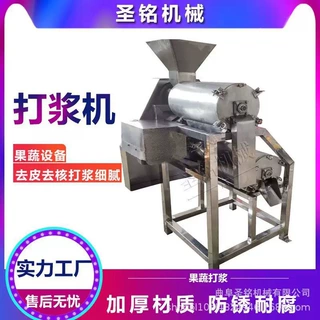 厂家定制大型果蔬打浆机芒果枇杷去核制浆机 商用南瓜去籽打泥机