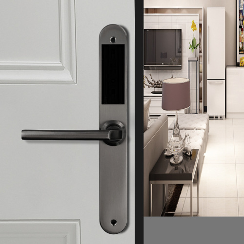 Cross-border exclusive narrow door aluminum alloy 304 stainless steel fingerprint lock password magnetic card induction lock home door smart lock 