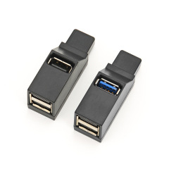 USB3.0スプリッタ3ポートインラインUSB HUB拡张ハブ3ポートミニポータブル2.0 3.0