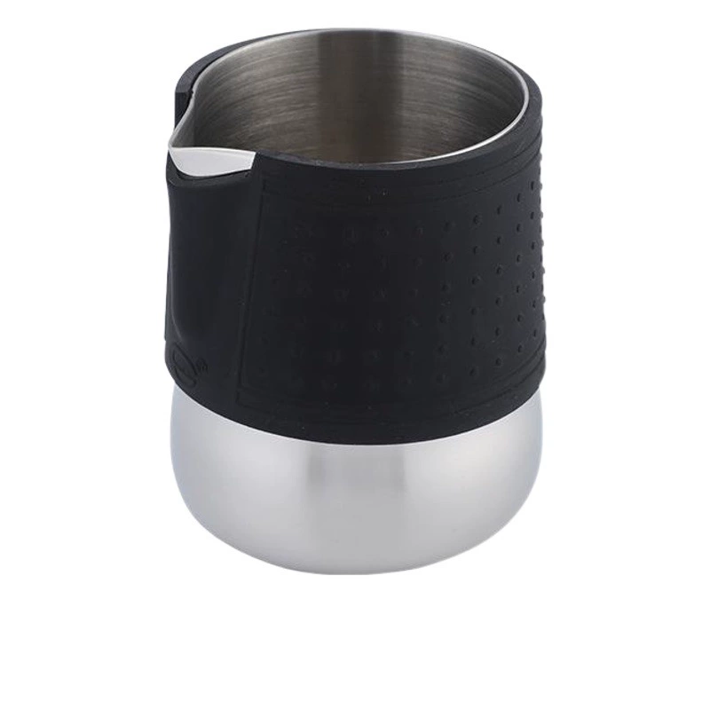 Чашка-гирлянда из нержавеющей стали Чашка для молока Кофейная посуда с силиконовым пододеяльником Изолированная чашка для кофе с гирляндой из рта орла
