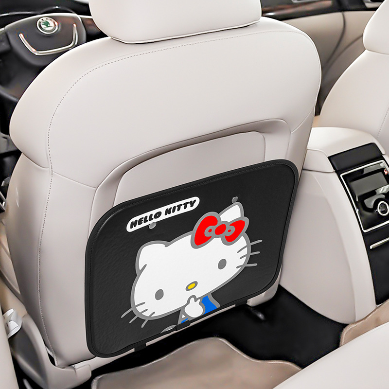 Kitty Car Anti-Kick — Universal Chair back anti-kick pad - kt007-2-classic-black1-square