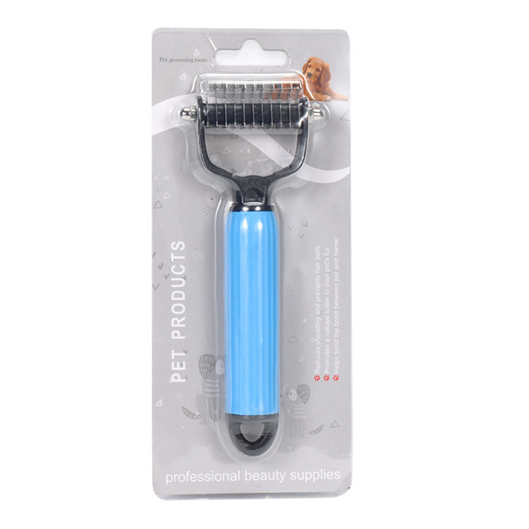 파란색 작은 11 치아 카드 포장