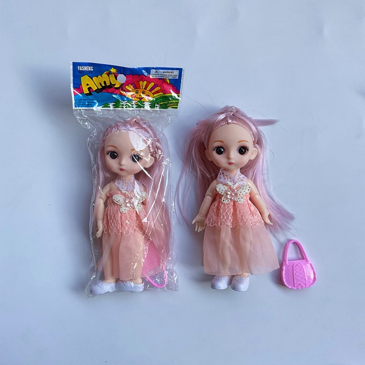 Sola simulación DIY muñeca Barbie al por mayor OPP bolsa chica de juguete piso push stall Premio muñeca princesa