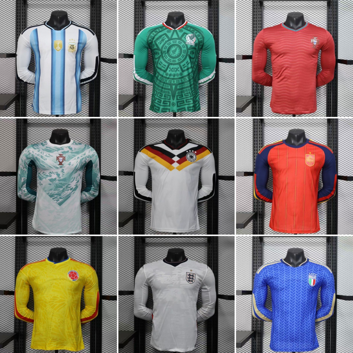 2026 World Cup Germany Jersey Argentina France Brazil England Portugal Japan Belgium Football Uniform