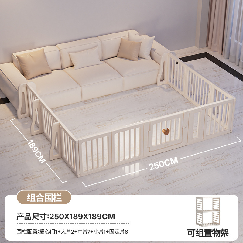 Fábrica al por mayor sala de estar en el suelo barrera doméstica para niños juegos de bebé rastreando cojín de trepa cerca cerca de piso para bebés