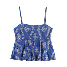 外贸批发2025夏季新款女装时尚欧美风性感辣妹压胶镂空刺绣上衣