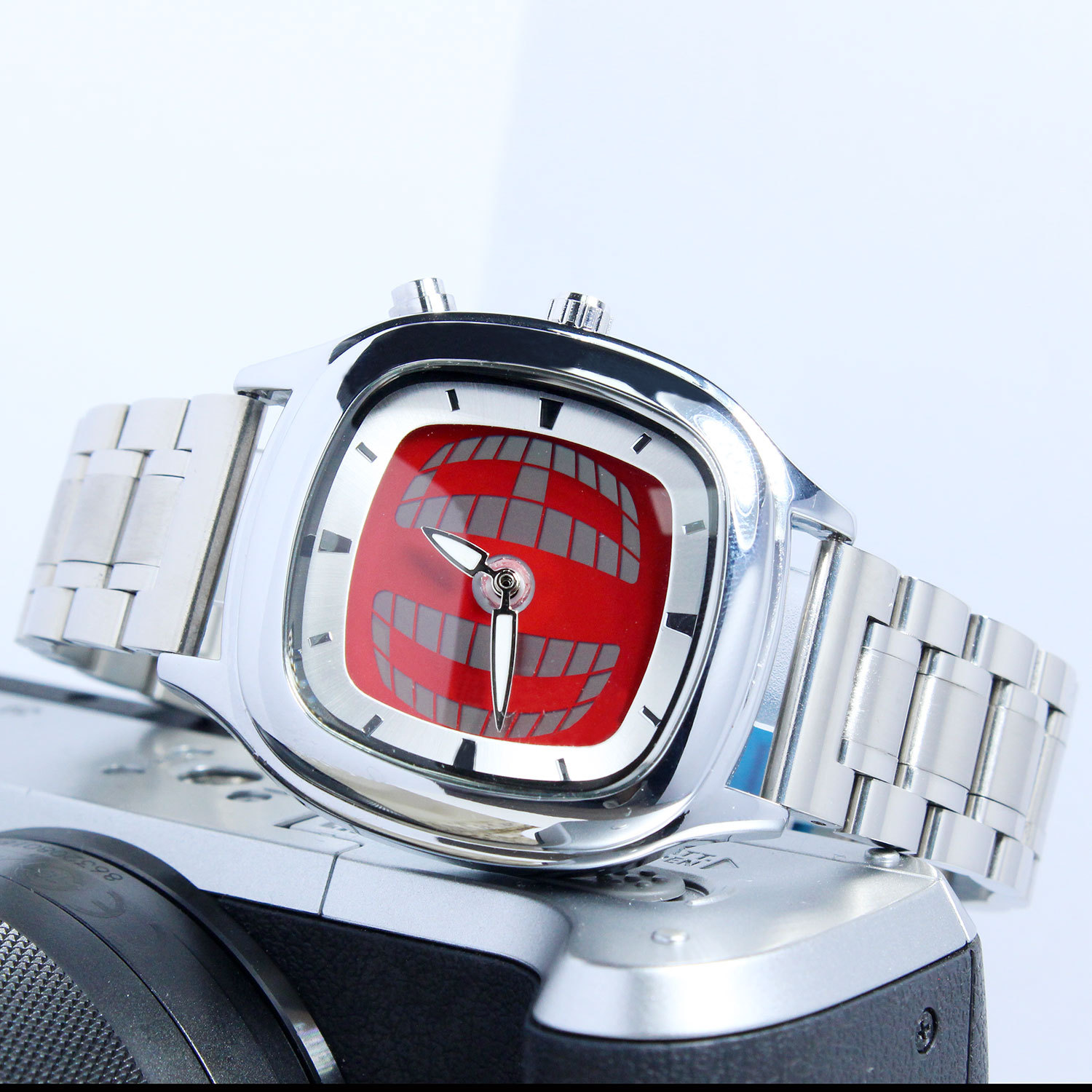 130g Weight Tempered Glass Mirror Material Alloy Strap Material Watch Classification Pointer Display Type Round, Square Dial Shape Daily, Street Occasion Quartz Movement Solid Color Pattern Men's Gender Vintage Style, Simple Style Style Vintage Style Simple Style Solid Color Quartz Watch Women's Watches 5