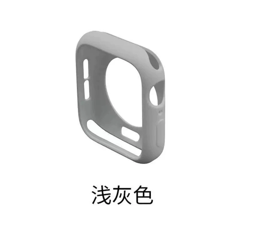 Силиконовый мягкий защитный чехол в цвет конфет для IWATCH, подходит для Apple S10/8/7/SE/Ultra