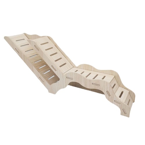 Wholesale underground cave hamster golden bear dwarf peeping house multifunctional wooden landscaping for natural wind escape