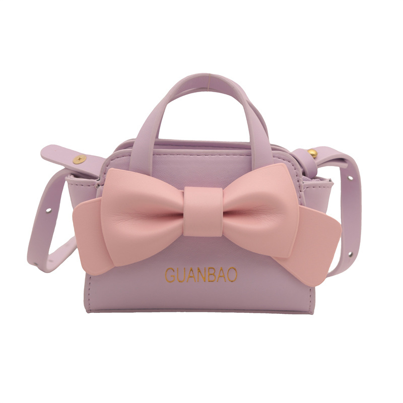 Nuevo tipo de bolso de hombro para niños y niñas, estilo coreano de moda, bolso de arco para niños 2024, bolso mini de estilo extranjero