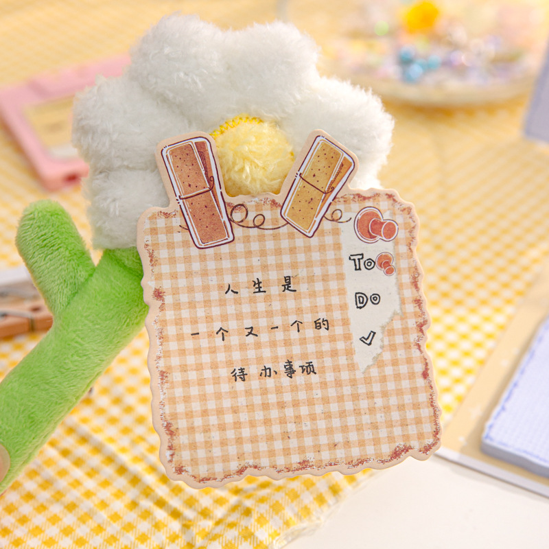 Mr. Paper tarjeta trasera N pegatinas de la serie de cuadros fijos originales ins notas adhesivas para estudiantes notas de oficina notas