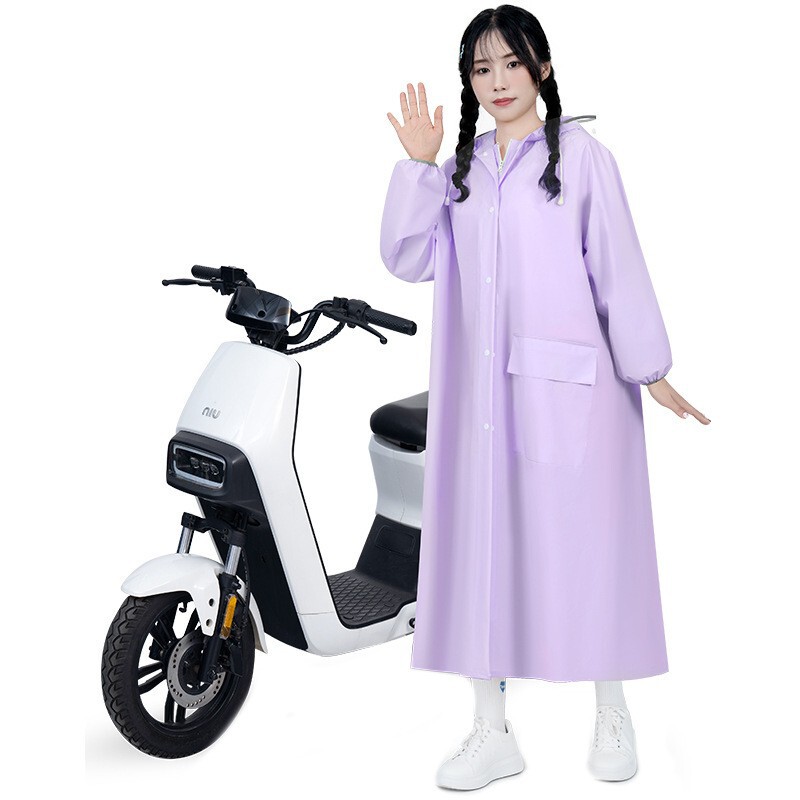 レインコート レディース EVA ロング 防雨 電気自動車 全身 シングル オールインワン 大人用 バイク ポンチョ 男子学生|undefined