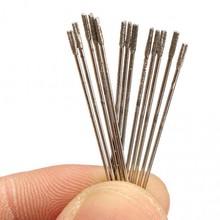 玉石打孔针 京钻打眼针 玛瑙圆珠钻孔针金刚砂钻孔针玉器加工工具