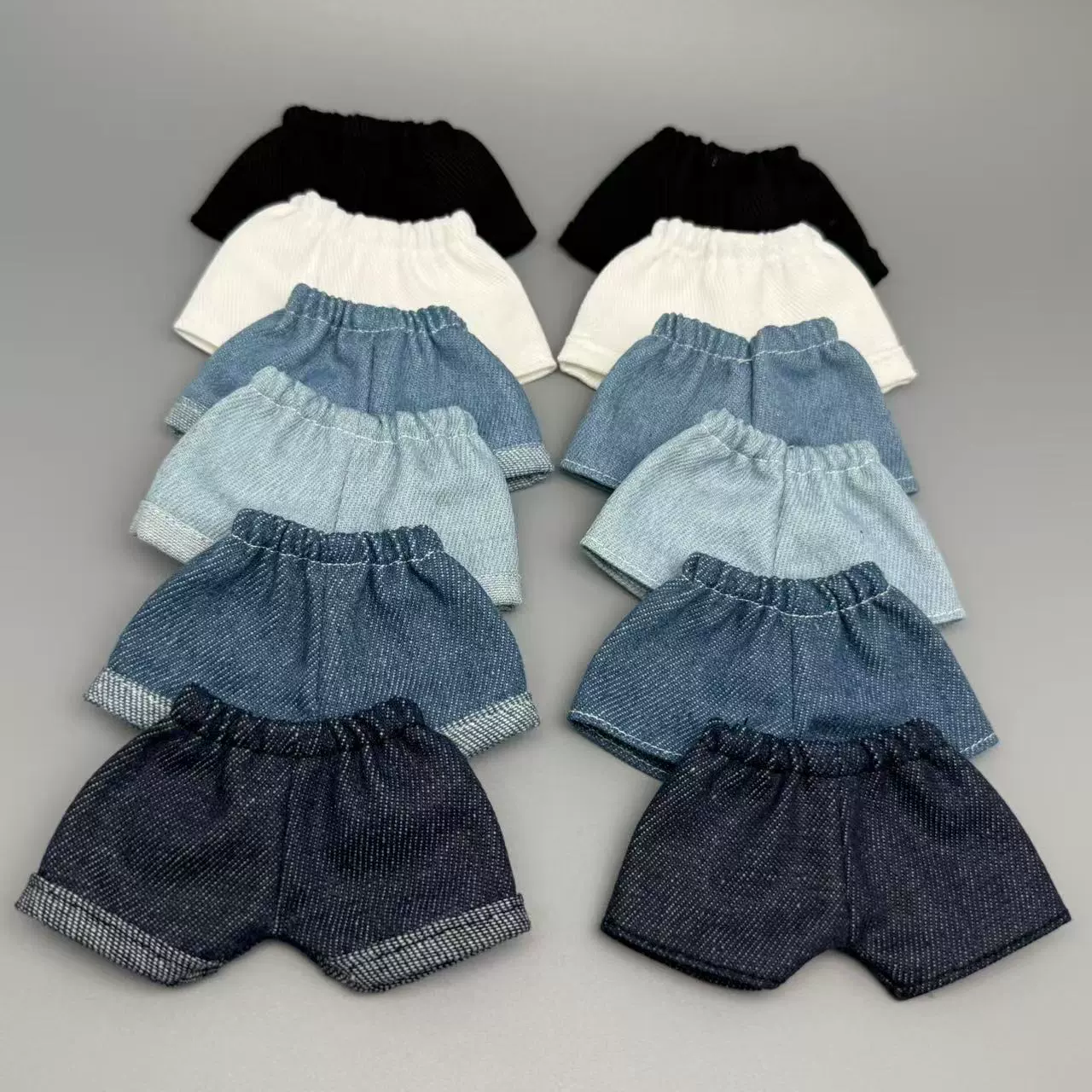 Suitable for 17cm Labubu Denim Shorts, 15cm Doll Labubu Universal Summer Shorts, Versatile Replacement Pants