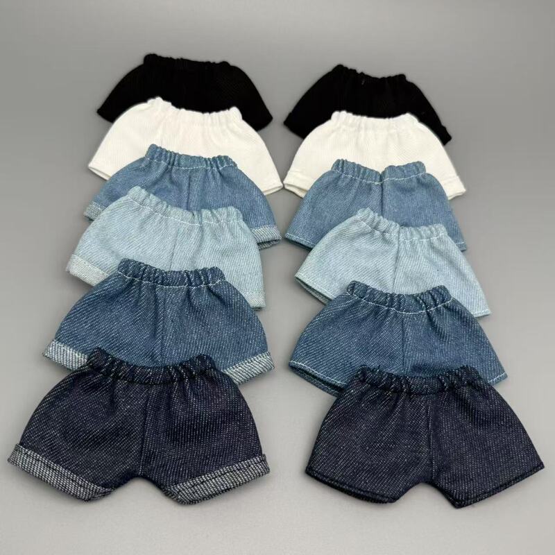 Suitable for 17cm Labubu Denim Shorts, 15cm Doll Labubu Universal Summer Shorts, Versatile Replacement Pants