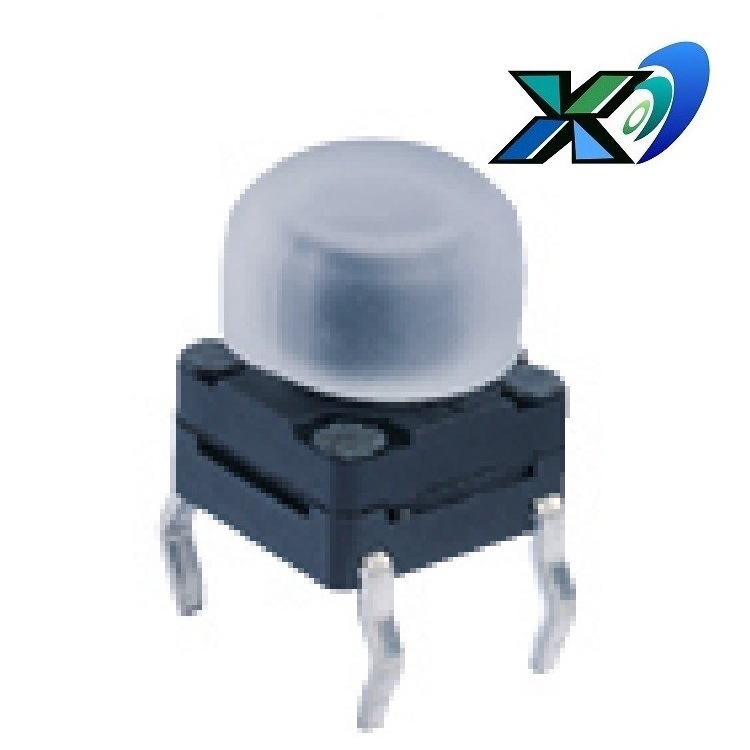 透明按键轻触开关 小型直按轻触开关四脚  轻触复位开关