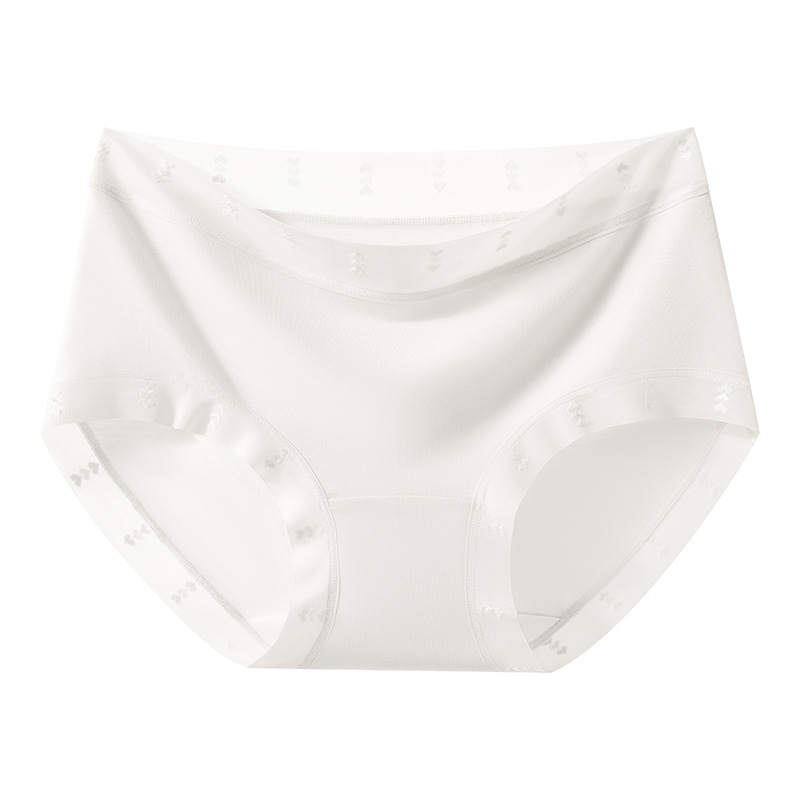 Bragas modales para mujer, cintura media, encaje sin costuras, seda de hielo delgada, entrepierna de algodón transpirable, entrepierna antibacteriana, bragas para mujer