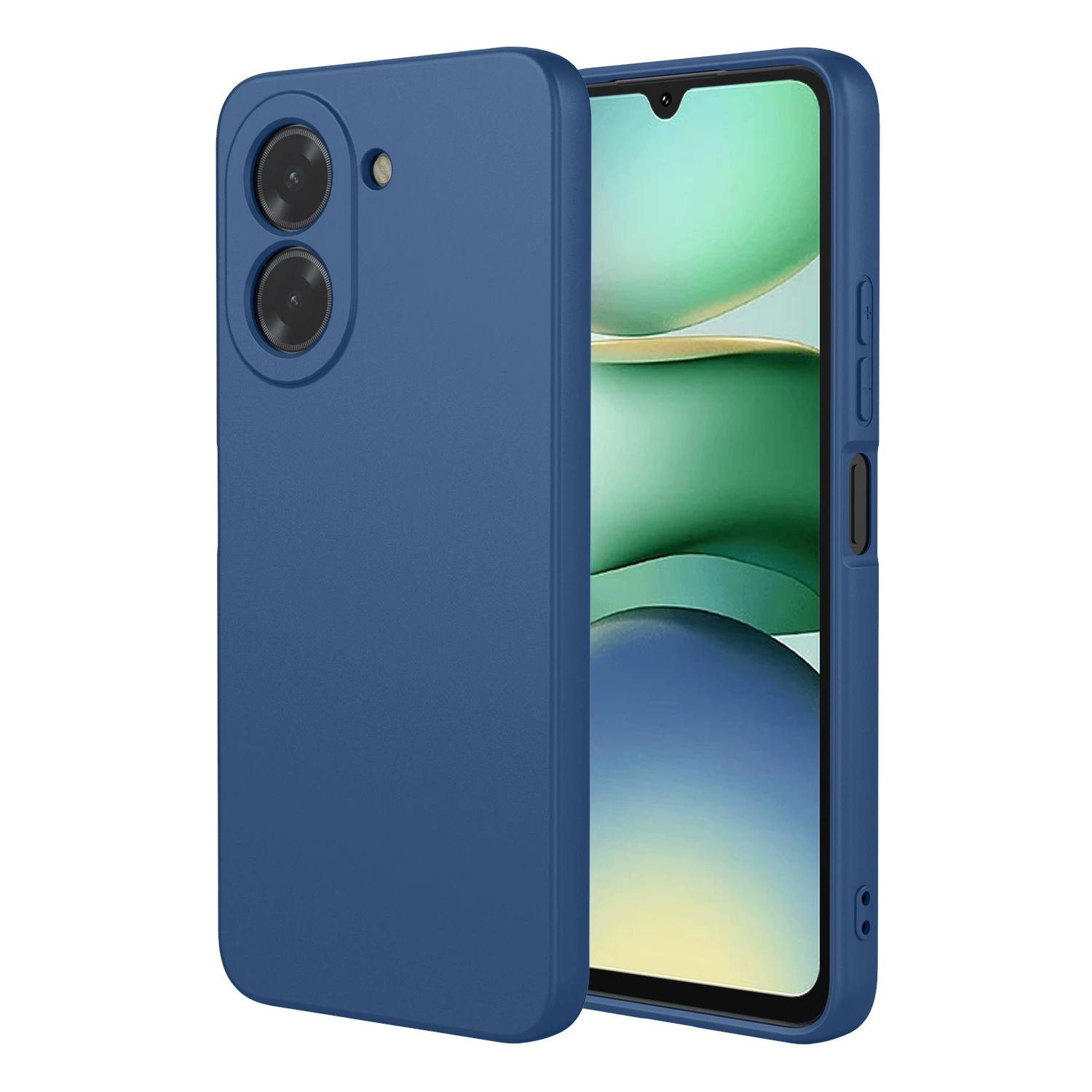 Suitable for Redmi Note14 Skin-Like Liquid Silicone Case Note15Pro Mobile Phone Case Redmi Note9Pro
