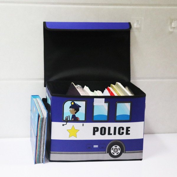 New Cartoon Car Storage Box Foldable Dormitory Clothes Storage Box ...