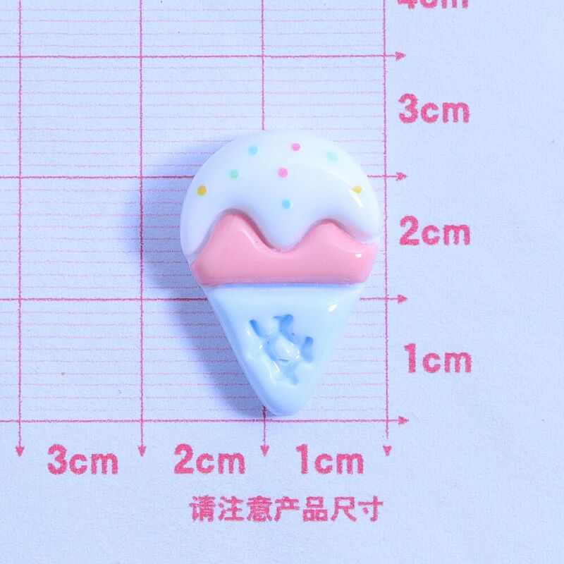 亮面可爱冰淇淋蛋糕diy奶油胶自制手机壳发夹鞋扣冰箱贴树脂配件|undefined