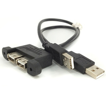 厂家定制USB2.0公转母带螺丝电脑机箱转接线线固定面板eDP cable