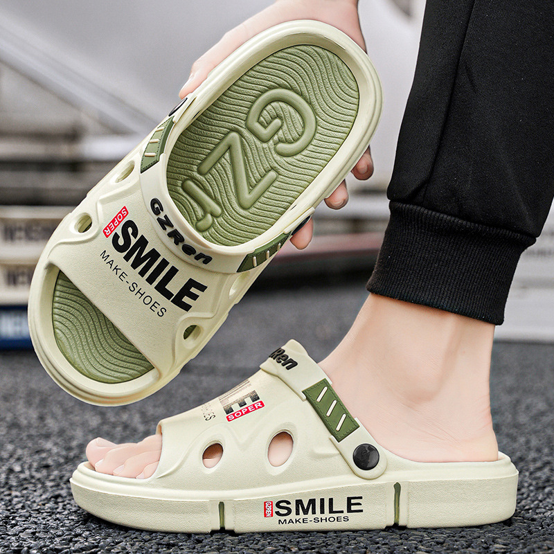 Nueva pareja de verano EVA pisar mierda sensación deportiva casual de moda sandallas de playa antideslizantes para hombres y mujeres