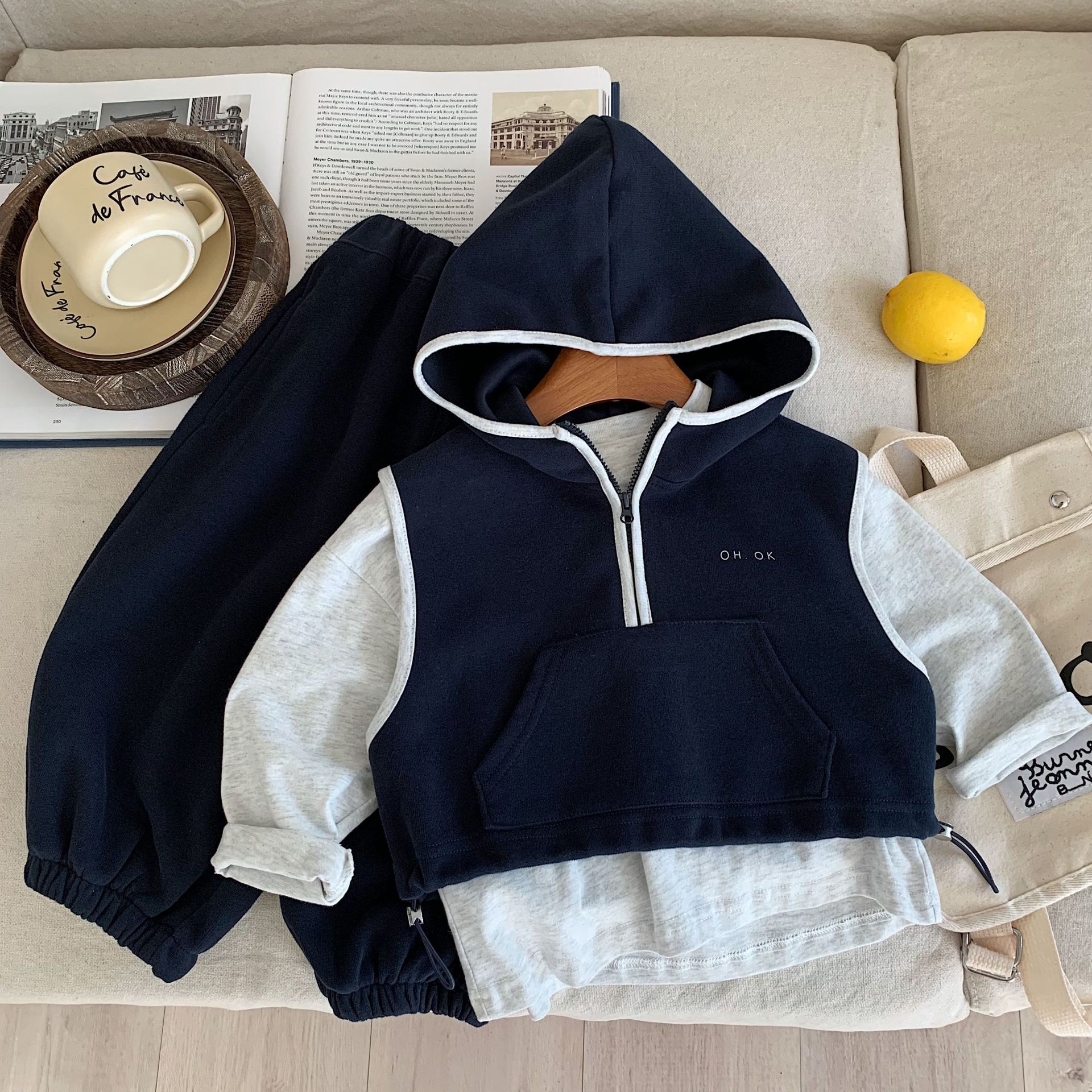 Children's Suit 2025 Autumn New Korean Style Children's Style Vest Boys Casual Girls Spring and Autumn Three-Piece Set