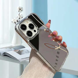 镜面手机壳苹果16promax女生iPhone14pro高颜值15/17新款保护套13