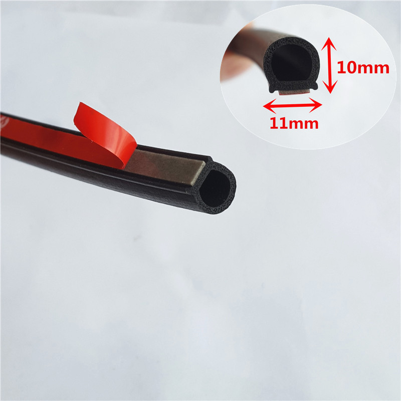 汽车密封条大D隔音条小D P型车门密封胶条车用P型防尘条大D型B柱