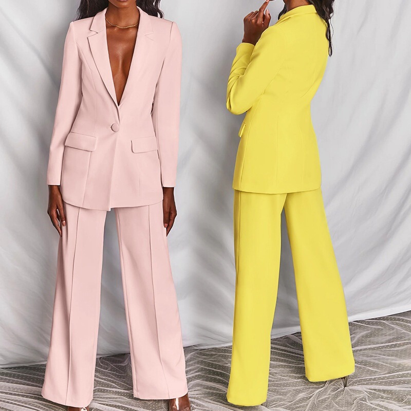 2025 Cross-Border Spring & Fall New European and American Fashion Lapel Slim Cardigan Elegant Suit Jacket Women's Suit 2025 Cross-Border Spring & Fall New European and American Fashion Lapel Slim Cardigan Elegant Suit Jacket Women's Suit
