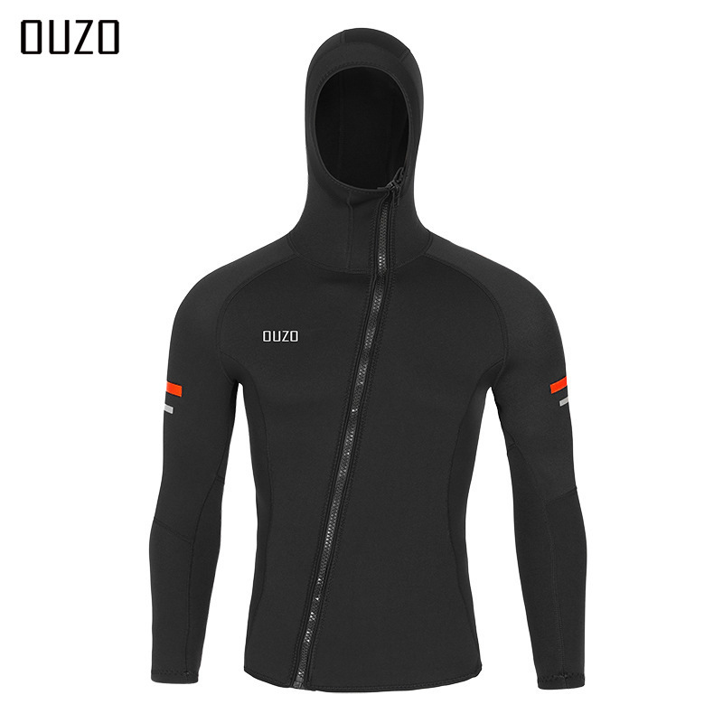 Venta al por mayor de fábrica Traje de neopreno dividido de 1,5mm Traje de neopreno cálido Ropa de surf de protección solar de manga larga para hombres