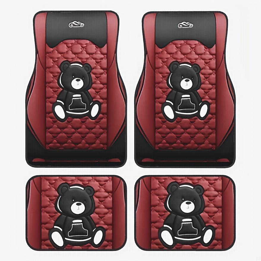 Cross-Border Hot-Selling Pattern Printed Car Floor Mats, Stain-Resistant, Water-Absorbent and Non-Slip Four-Piece Set, Etc. Can Be Shipped on Behalf of Others