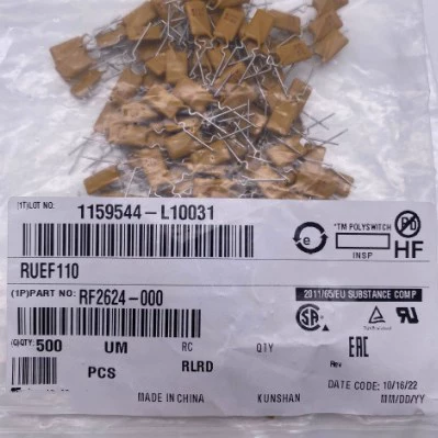 RUEF110 США Let RF2624-000 прямой вставкой PPTC самовосстановительные предохранители 30V 1.1A