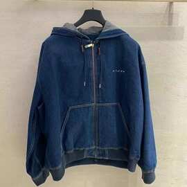 正确版本现货高品质D家新款拉链连帽夹克外套OS宽松版型男女同款