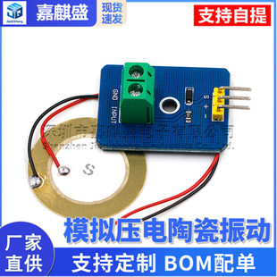 Sensor, electronic constructor, vibration