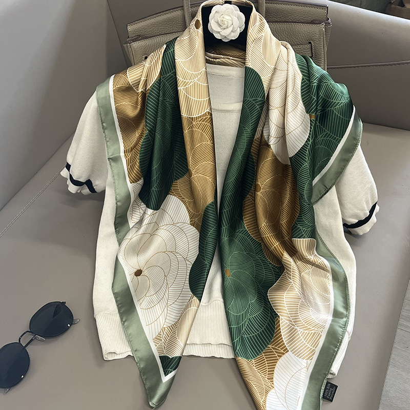 열린 꽃잎 - 녹색