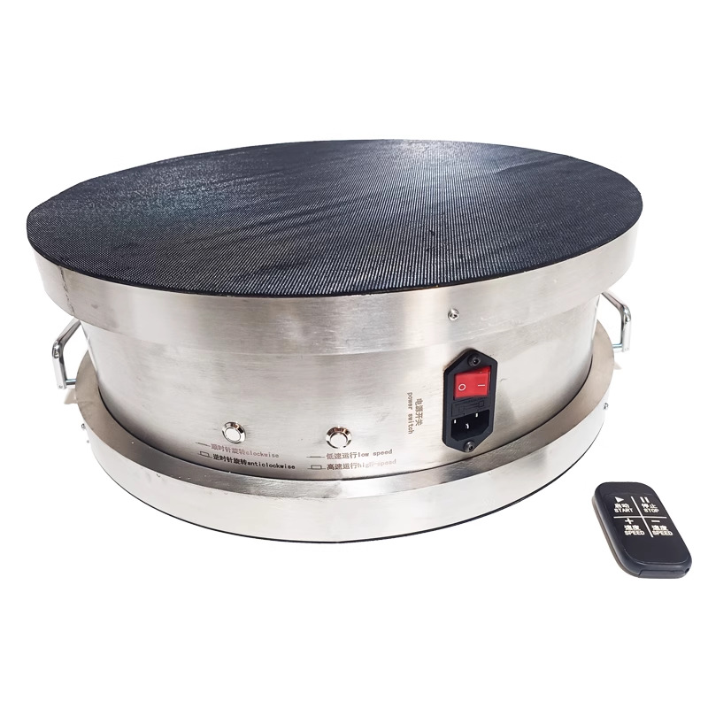 Electric turntable figure skating spin trainer