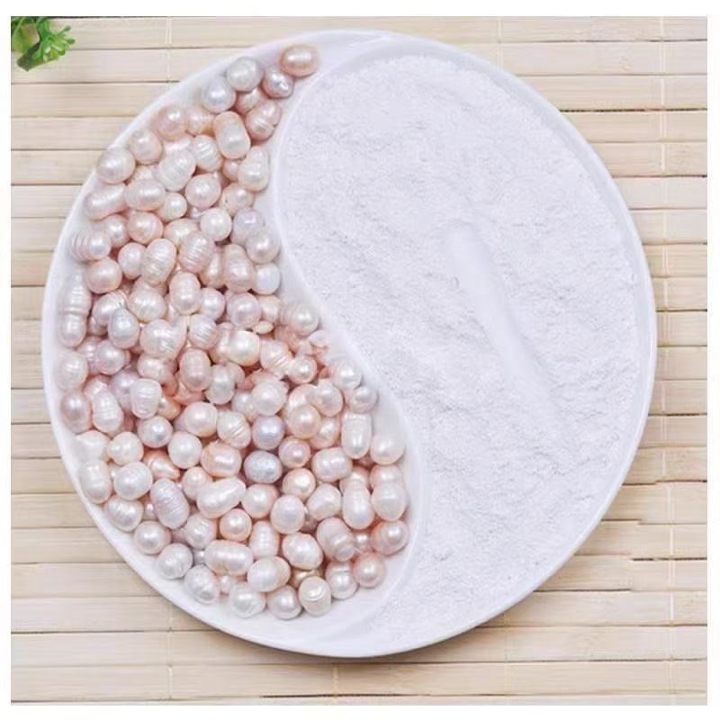 Pure Pearl Powder Zhen Zhu Fen Ultra Fine Ground 500g for External Beauty and Internal Use in use
