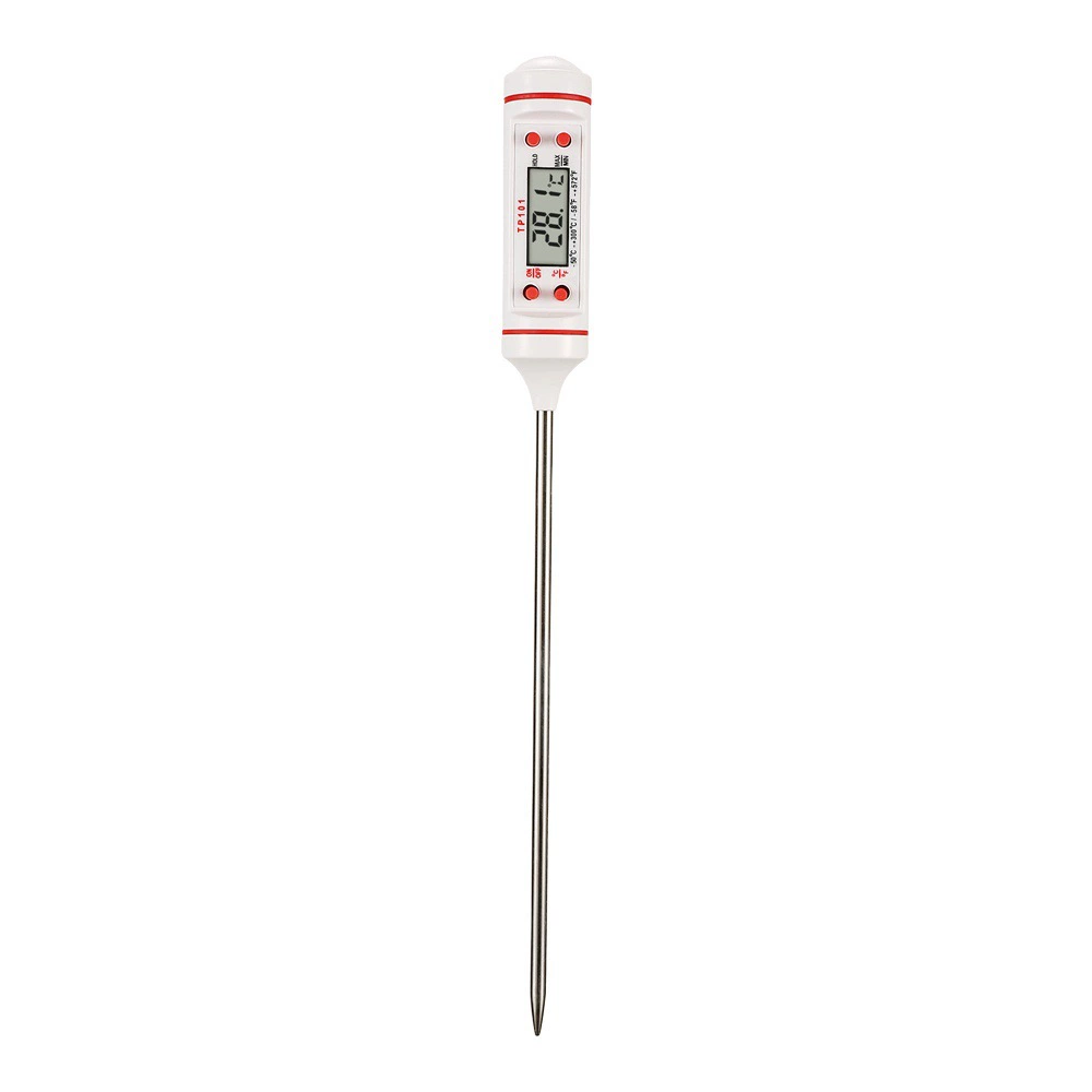 Electronic handheld thermometer, temperature measurement