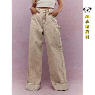 T 42521 Sweet spicy high waist jeans �����L����ֱͲţ��ѝ