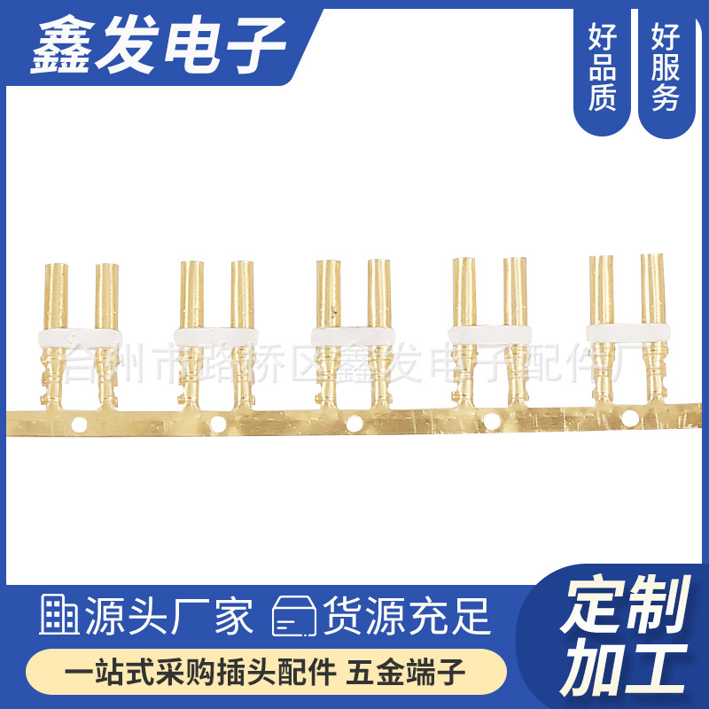 国标母头铜管端子五金接线插配件2.3*6.1支架防带接线端子批发