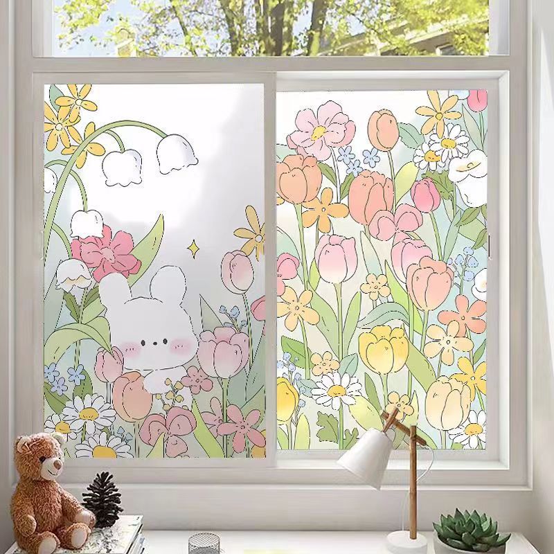 Window Glass Stickers Anti-Peeping Frosted Film Translucent Opaque Bathroom Toilet Privacy Glass Stickers Window Glass Stickers Anti-Peeping Frosted Film Translucent Opaque Bathroom Toilet Privacy Glass Stickers
